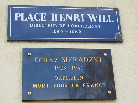 2008 Inauguration plaque Ceslav Sieradzki